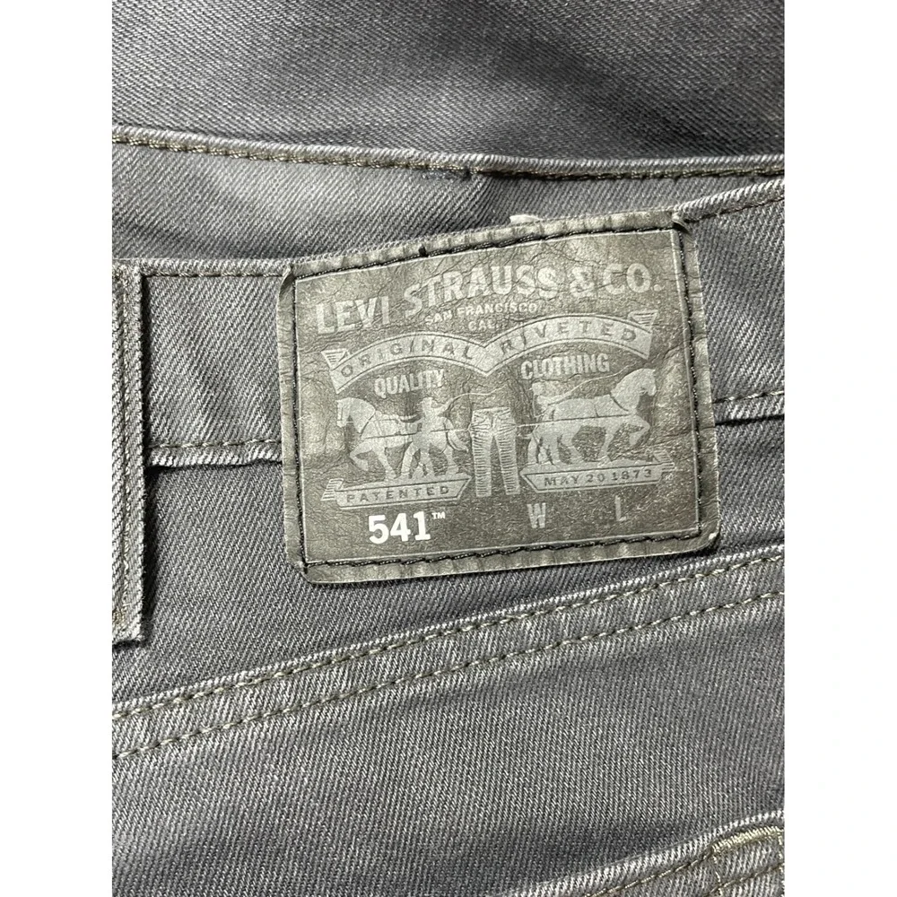 Levi's‎ 541 Jeans Athletic Fit Gray Denim Pants W44 L29